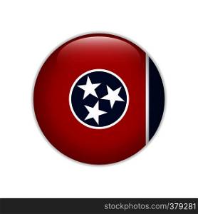 Flag Tennessee button