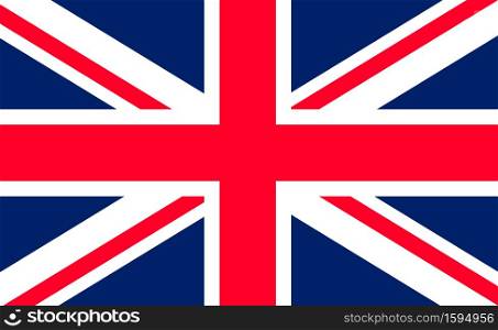 Flag uk. Union jack. British icon. England or Great Britain. English background. Banner of united kingdom. Wallpaper for Scotland, Ireland and Wales. Illustration with red, blue, white colors. Vector.. Flag uk. Union jack. British icon. England or Great Britain. English background. Banner of united kingdom. Wallpaper for Scotland, Ireland and Wales. Illustration with red, blue, white colors. Vector