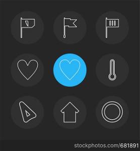 flags , hearts , camera , favourite , flag , icon, vector, design, flat, collection, style, creative, icons , waving flag , stand flag ,