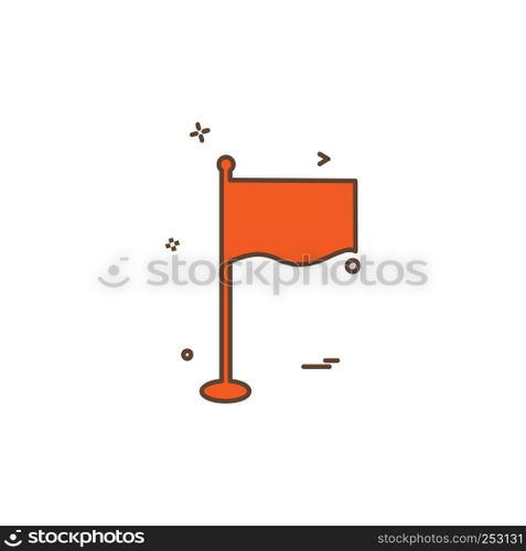Flags icon design vector