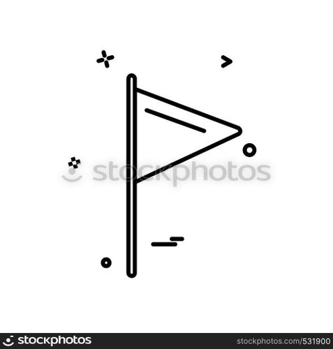 Flags icon design vector