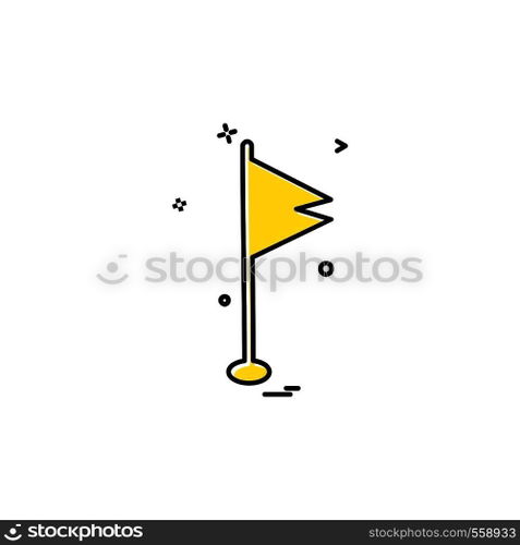 Flags icon design vector