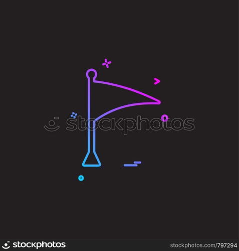 Flags icon design vector