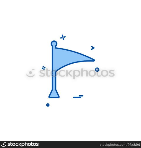 Flags icon design vector
