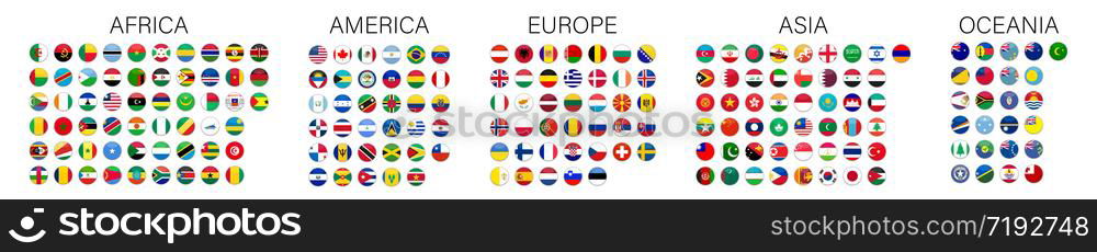 Flags of the world, great design for any purposes. Isolated vector sign symbol.