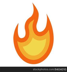 Flame fire bonfire hot heat symbol wildfire, burn danger campfire