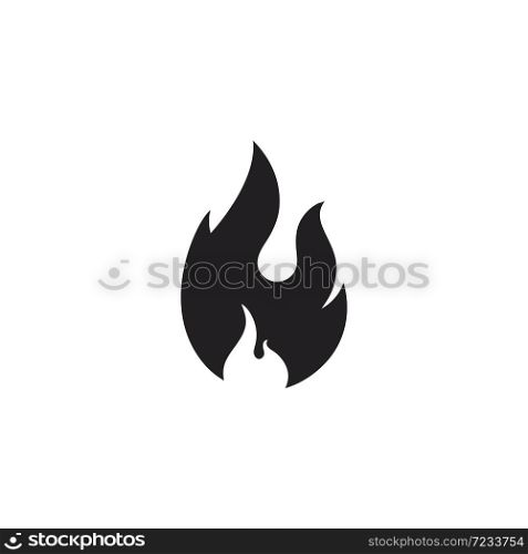 flame icon fire vector design template