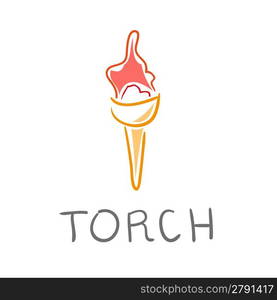 flaming torch icon