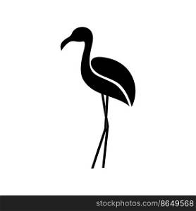 Flamingo icon template free vector