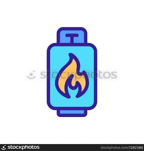 flammable material icon vector. Thin line sign. Isolated contour symbol illustration. flammable material icon vector. Isolated contour symbol illustration
