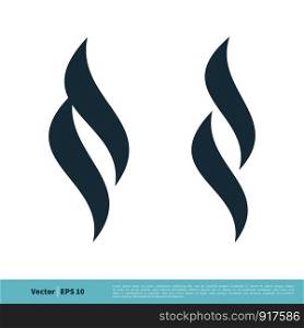 Flammable Swoosh Icon Vector Logo Template Illustration Design. Vector EPS 10.