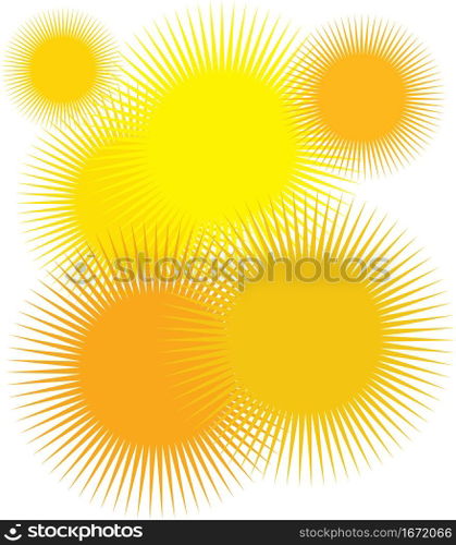 Flash Bursts Vector Background
