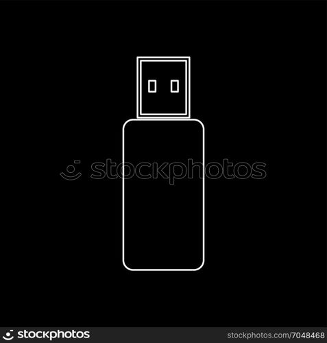 Flash drive icon .