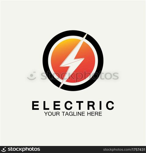 Flash Electric Logo Vector icon illustration design template. Bolt Energy Icon.electric logo flash vector bolt