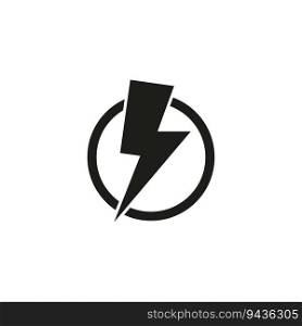 Flash icon. Energy power. Vector illustration. EPS 10. stock image.. Flash icon. Energy power. Vector illustration. EPS 10.