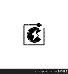 flash logo initial c symbol electrical vector icon element isolated - vector. flash logo initial c symbol electrical vector icon element isolated