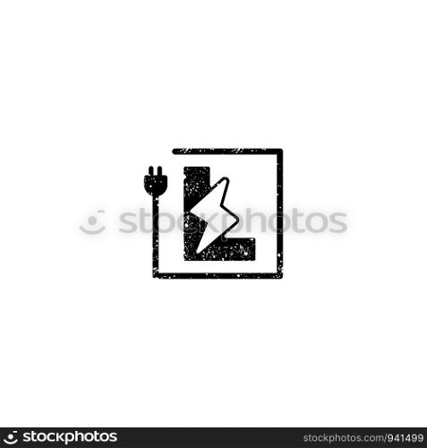 flash logo initial l symbol electrical vector icon element isolated - vector. flash logo initial l symbol electrical vector icon element isolated