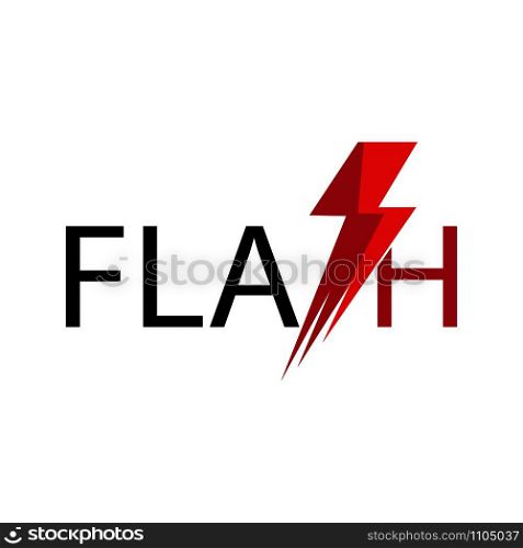 flash logo vector