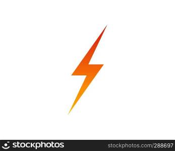 flash power of energy and electric illustration design