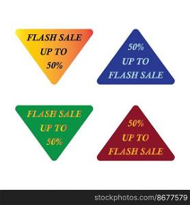 flash sale icon logo vector design