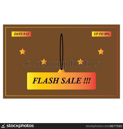 flash sale icon logo vector design