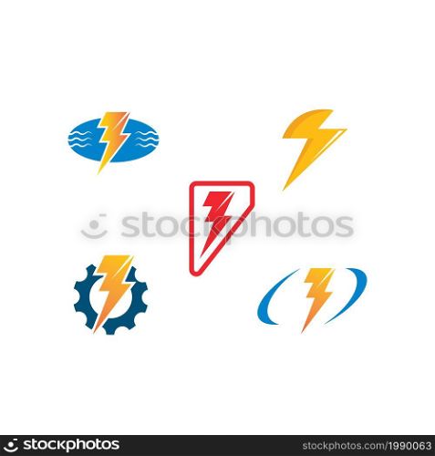 flash thunder bolt icon vector illustration design template web