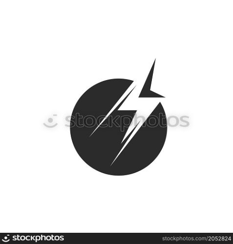 flash thunder bolt illustration vector template
