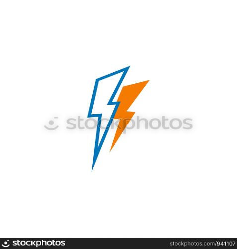 flash thunderbolt creative logo template vector illustration icon element isolated - vector. flash thunderbolt creative logo template vector illustration