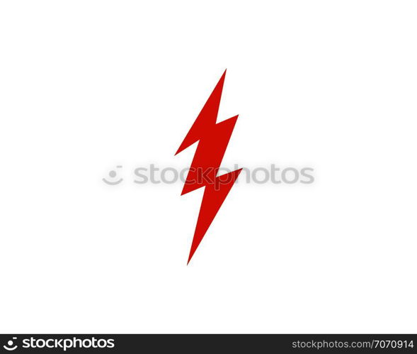 Flash thunderbolt logo template