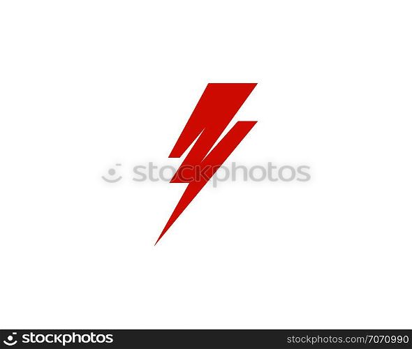 Flash thunderbolt logo template