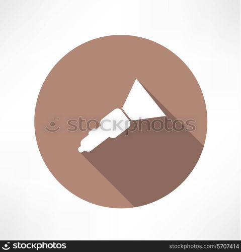 flashlight icon Flat modern style vector illustration