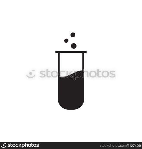 flask icon vector logo template in trendy flat style