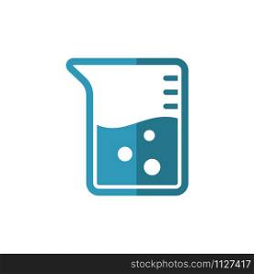 flask icon vector logo template in trendy flat style