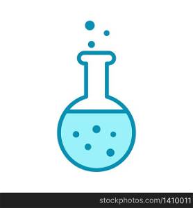 flask - lab icon vector design template