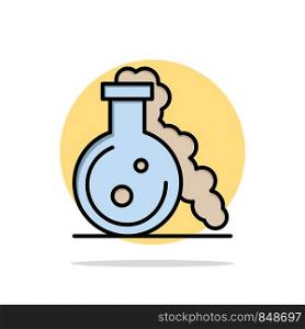 Flask, Lab, Test, Medical Abstract Circle Background Flat color Icon