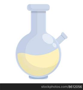 Flask liquid doping icon cartoon vector. Dope steroid. Vitamin stop. Flask liquid doping icon cartoon vector. Dope steroid