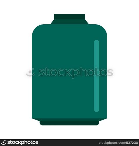 Flask pharmacy analysis discovery container vector. Laboratory chemistry glass equipment icon