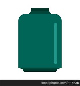 Flask pharmacy analysis discovery container vector. Laboratory chemistry glass equipment icon