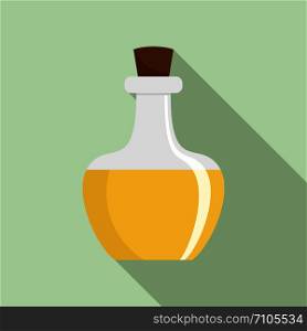 Flask potion icon. Flat illustration of flask potion vector icon for web design. Flask potion icon, flat style