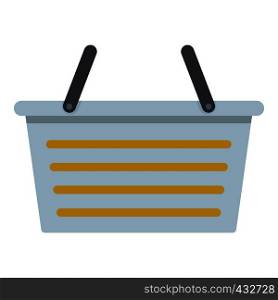 Flasket for dirty washing icon flat isolated on white background vector illustration. Flasket for dirty washing icon isolated