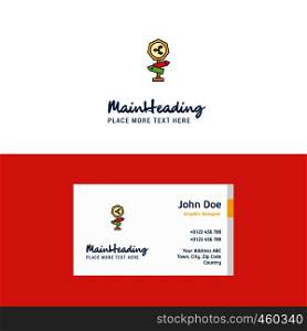 Flat Alternative way road sign Logo and Visiting Card Template. Busienss Concept Logo Design