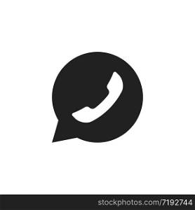 Flat black illustration on white backdrop. Cell phone vector icon. Telephone icon. Vector art.. Flat black illustration on white backdrop. Cell phone vector icon. Telephone icon.