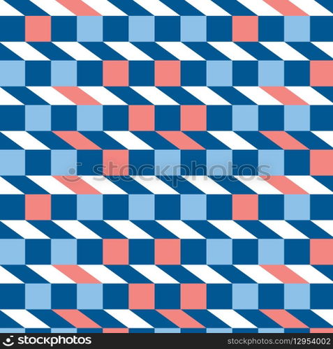 Flat checkerboard pattern
