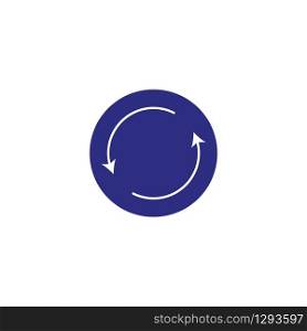 Flat collection with arrows in a circle. Arrow vector icon isolated. Flat collection with arrows in a circle. Arrow vector icon