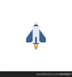 Flat creative icon from space exploration Vector Image