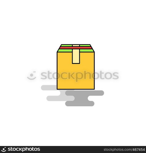 Flat Database Icon. Vector