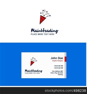 Flat Decorations Logo and Visiting Card Template. Busienss Concept Logo Design