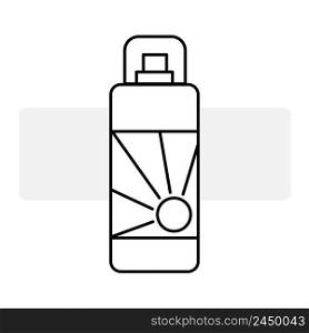 Flat deodorant icon for web design. Vector illustration. stock image. EPS 10.. Flat deodorant icon for web design. Vector illustration. stock image. 