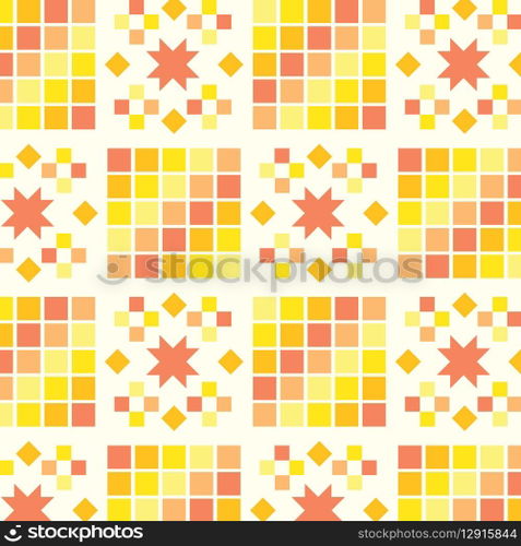 Flat design geometric pattern