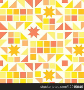 Flat design geometric pattern